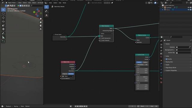 How to make a BEVEL in geometry nodes in Blender смотреть онлайн