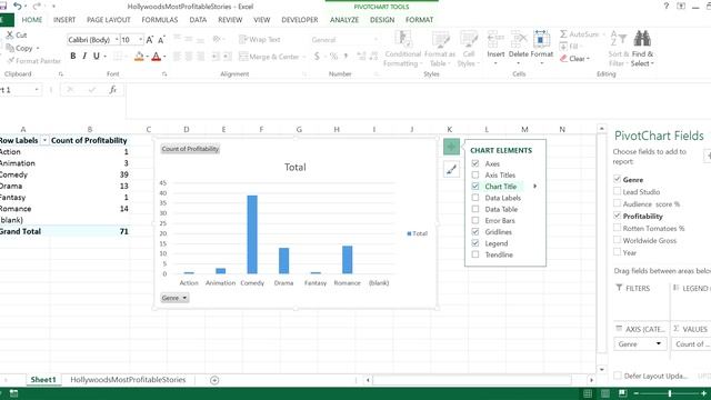Visualization using Excel Pivot - Part 1 смотреть онлайн