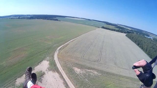 Полет на параплане в пригороде Гродно(полная версия, без монтажа) смотреть онлайн
