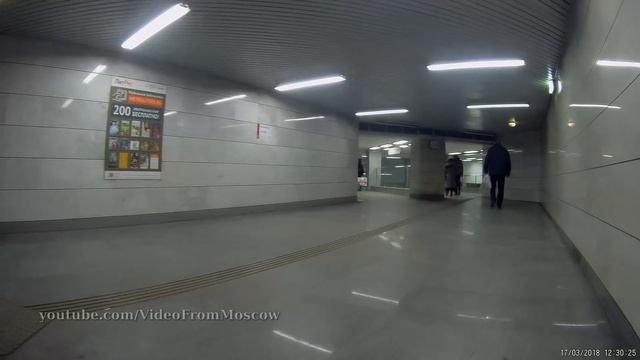 Пересадка МЦК "Площадь Гагарина" - метро "Ленинский проспект" смотреть онлайн