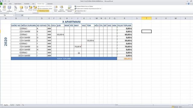 EXCEL DERS 10 - AÇIKLAMA EKLEME смотреть онлайн