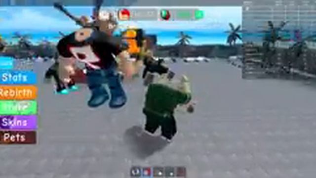 СИМУЛЯТОР КАЧКА 3 ? Тренировки и бой ? КАЧОК В ОГНЕ Roblox Weight Lifting Simulator 3 смотреть онлайн