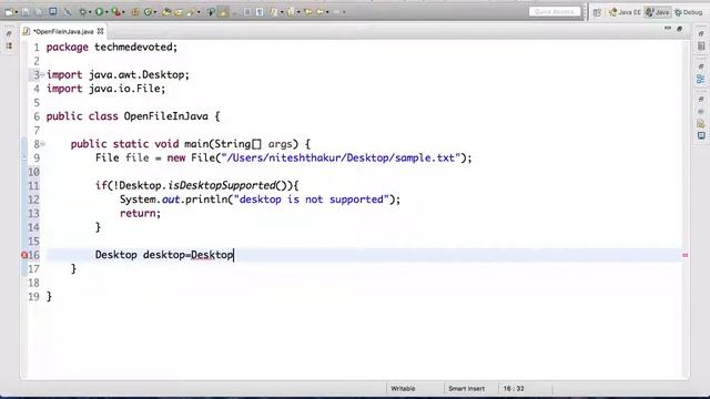 How to open a File in Java смотреть онлайн