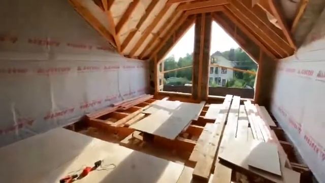 Обзор второго этажа выставочного дома по проекту ИС-28 XL смотреть онлайн