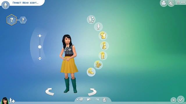 Создаём персонажа\Sims 4 \Ребёнок\#2 смотреть онлайн