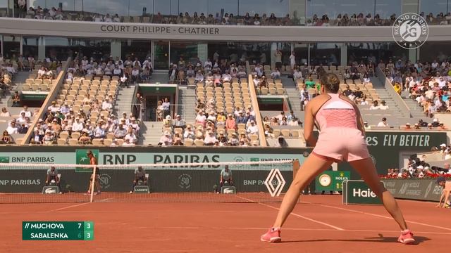 Muchova Vs Sabalenka 2023 Women's Semi-final Full Match | Roland-Garros