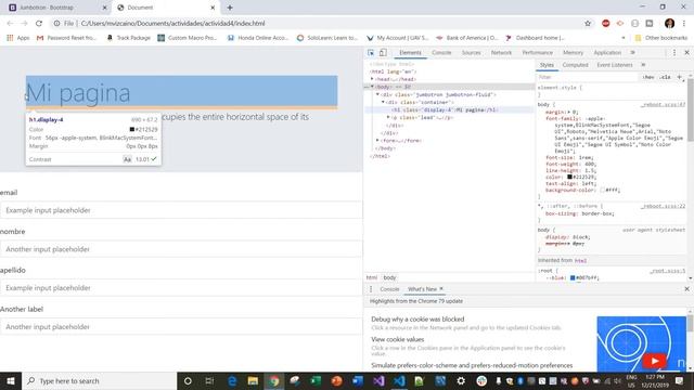 Como usar Bootstrap, Google fonts and colores CCS смотреть онлайн