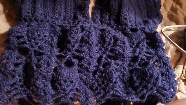 Top color azul, talla mediana,tejido a crochet смотреть онлайн
