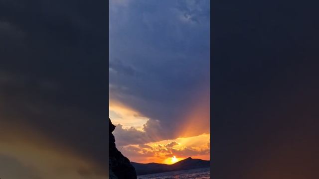 закат на полуострове Краббе #соболь #отпуск #газ #автодом #рек #отдых #z смотреть онлайн