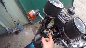 поворотники на яву 638,устанивка