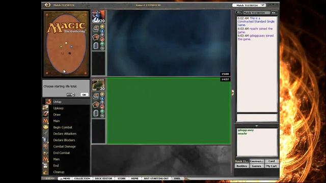 Magic the Gathering Online (MTGO) Gameplay and Explanation (Sorta) смотреть онлайн