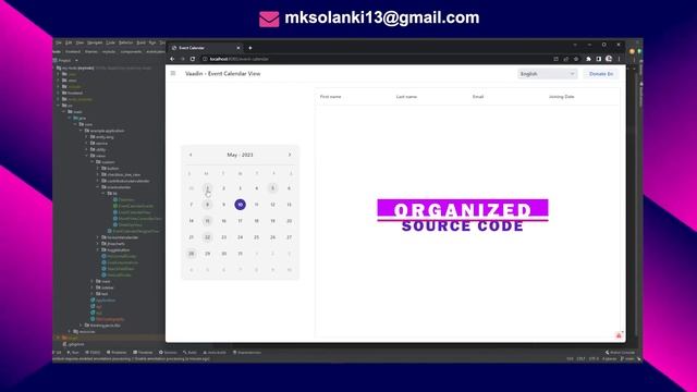 Custom Calendar plugin for VAADIN FLOW | #java #vaadin #eventcalendar смотреть онлайн