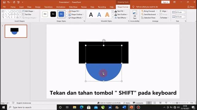 Cara Membuat Bangun Setengah Lingkaran di Microsoft Word смотреть онлайн