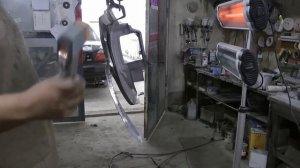 Сушка ЛКП автомобиля бытовым ИК нагревателем