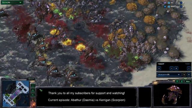 StarCraft 2: Direct Strike, Abathur vs Kerrigan; Twitch Studio Record of August 26, 2023 смотреть онлайн