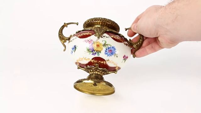 Ваза. Фарфор, бронза/латунь, роспись смотреть онлайн