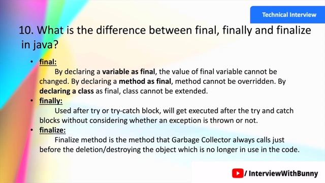 Java Interview Questions ( Part -5 ) : Top 20 Java Interview Questions On Exception Handling смотреть онлайн