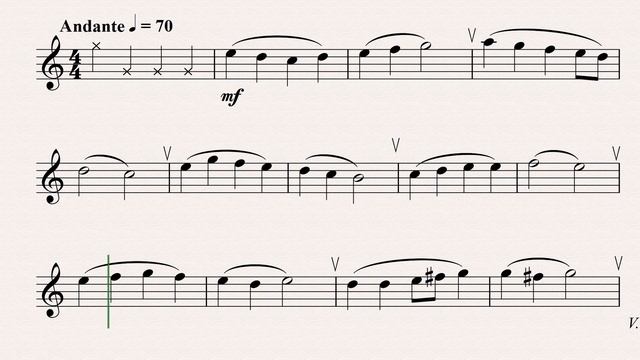 Бах Хорал №1 - видеоминусовка для саксофона-альта. Темп 70 смотреть онлайн