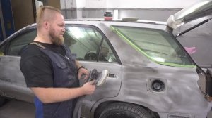 Как правильно загрунтовать и отшлифовать грунт под покраску ( 4K Video )