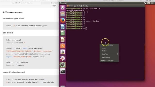 OpenCV+WebApp - ch2 preperation (2/4), virtualenv install смотреть онлайн
