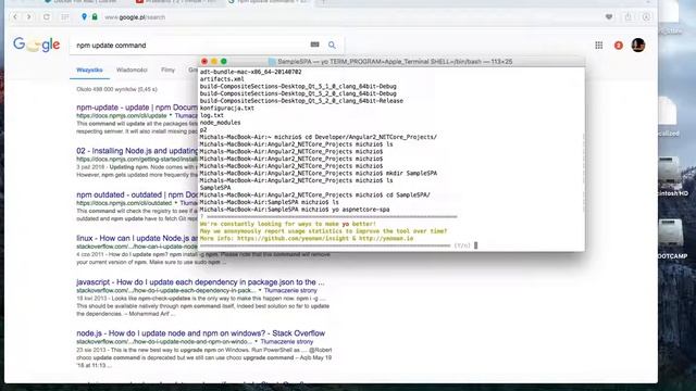 Generating sample ASP NET Core SPA with Angular 2+ using Yo tool смотреть онлайн