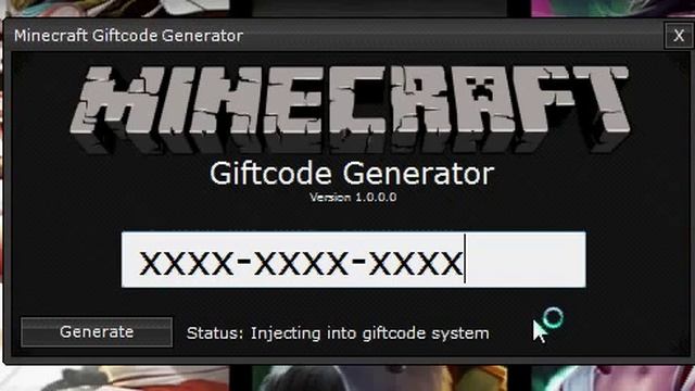 Minecraft Giftcode Generator - Easy to use смотреть онлайн