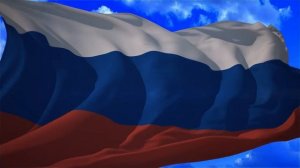 Флаг России. Футаж для монтажа