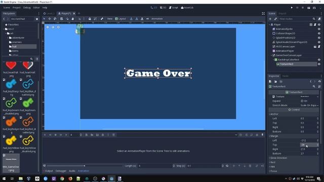 08. 2D Platformer - Adventure World - Game Over message смотреть онлайн