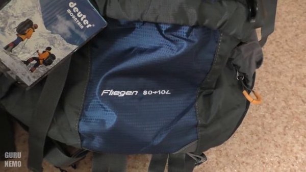 Китайская подделка, рюкзак туристический Deuter Mountain 80+10 / CRETE / Fliegen / ZIGMAIR G80