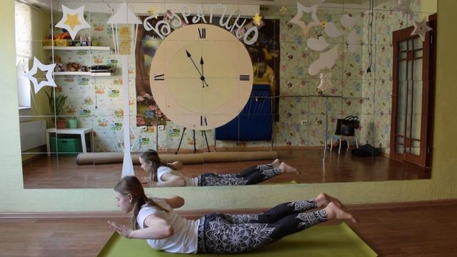 Утренняя йога с Огневой Дарьей. Часть 2. смотреть онлайн