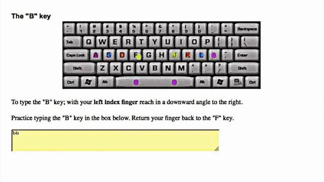 Learning to type the V, B, N, and M keys смотреть онлайн