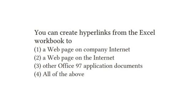 MCQs on MS Excel смотреть онлайн