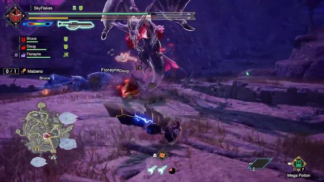 Monster Hunter Rise Sunbreak: Malzeno Hunt! смотреть онлайн