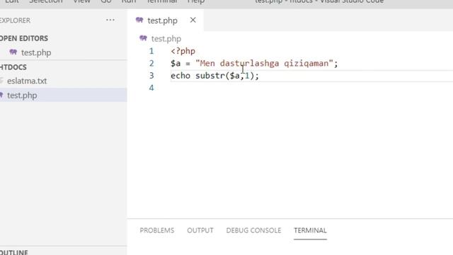 PHP 23-dars. Substr funksiyasi смотреть онлайн