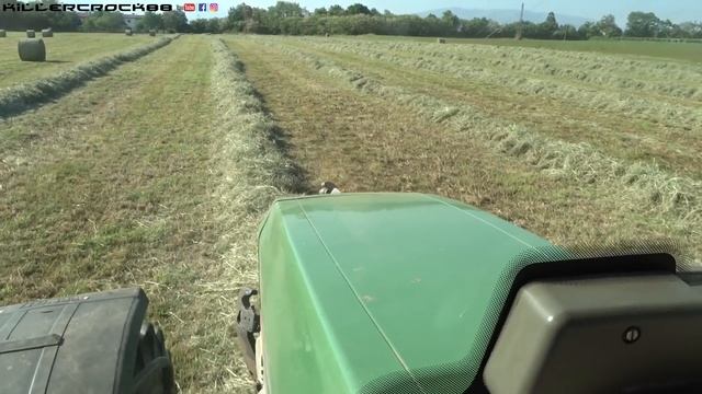Fendt 820 Vario + Krone Comprima V 150 XC | Soc.Agr.BERGAMIN