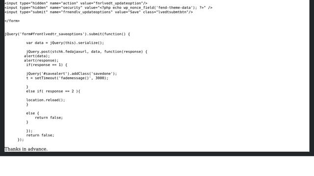 Wordpress: Front end theme options ajax returns 0 смотреть онлайн
