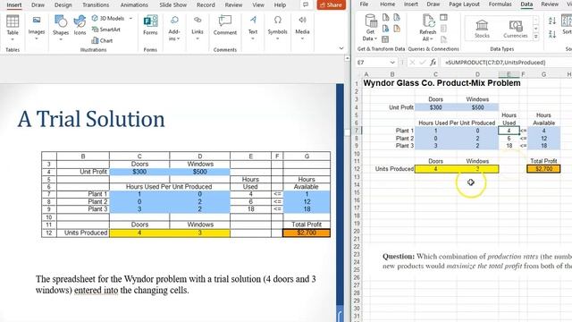 Excel Solver for Product Mix Problem, Linear Programing Basics смотреть онлайн