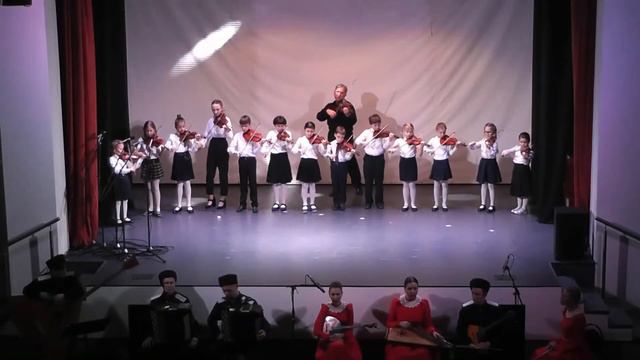 Ансамбль выступает на мероприятии посвящённом снятию блокады Ленинграда.