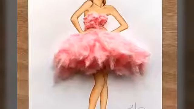 Stylish Dresses Designs Sketches For Girls/Fashion Designing смотреть онлайн