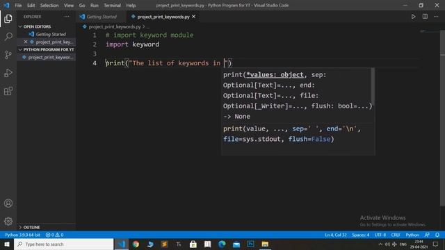How to print all Python keywords in Python || kwlist() module || Python Program ? смотреть онлайн
