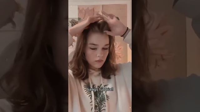 #прическа#челка#укладка#лайфхак#девочки#подпишись