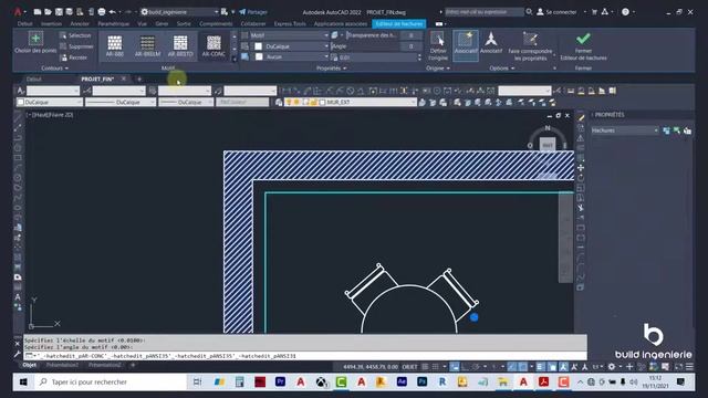 AutoCAD tutorial Français | Comment utiliser des hachures sur AutoCAD (13/16) смотреть онлайн