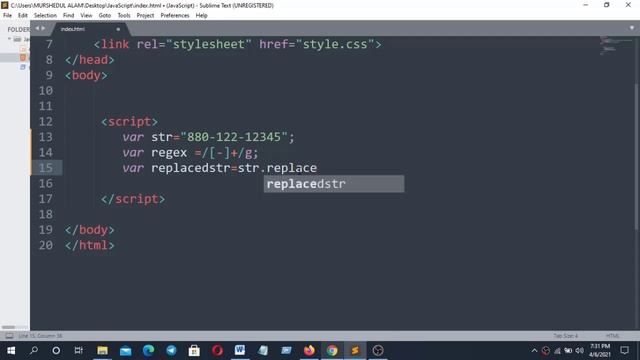 javascript regular expression Js Part 63 Remove dashes and parentheses смотреть онлайн