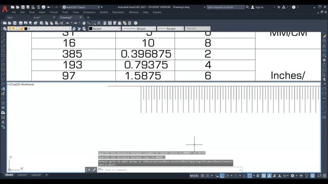 How to create Scale using Array Command in AutoCAD? смотреть онлайн