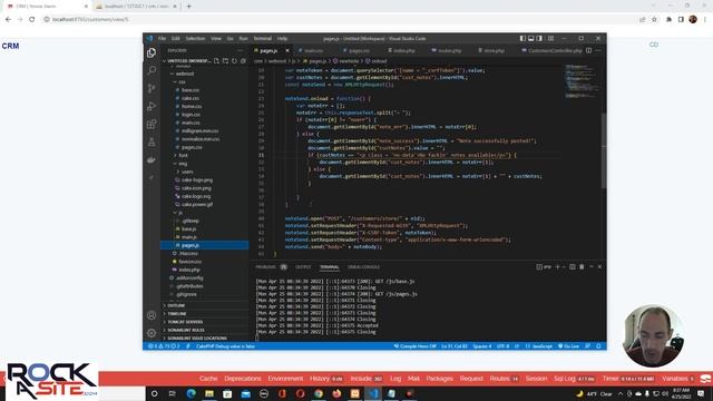 CakePHP 4.3 Introductory CRM Project - Part 17 --- Finishing AJAX Notes And Dashboard Cleanup смотреть онлайн