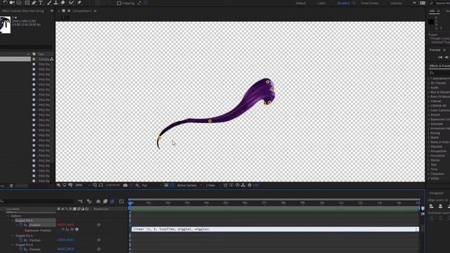 Simple Scripts For Floating Hair Animation - After Effects смотреть онлайн