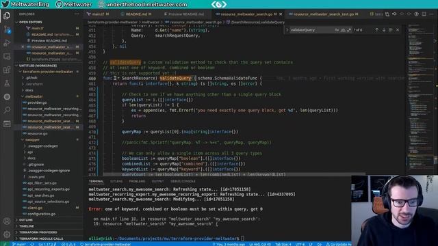 Live Stream: Updating the Meltwater Terraform Plugin - OllieParsley смотреть онлайн