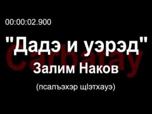 Адыгэ уэрэд | Залим Наков @Nak.Z - Дадэ и уэрэд (псалъэхэр щӏэтхауэ)