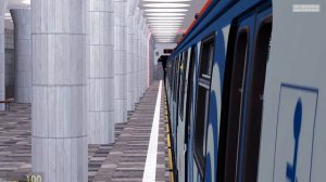 Поездка на ЕЖ3 и Юбилейном в Новосибирском метро Garry`s mod Metrostroi