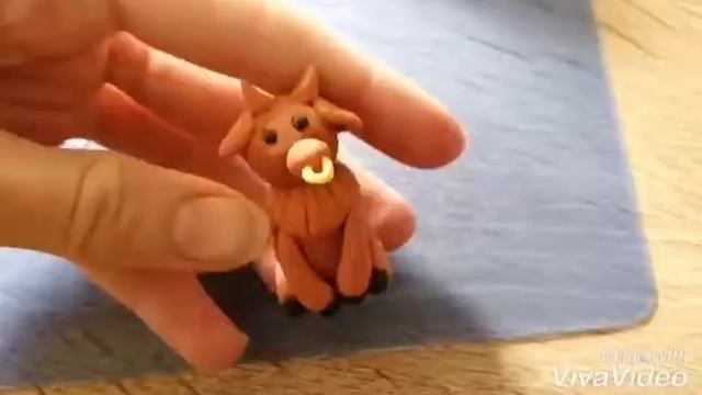 Символ года 2021! Бычок из лёгкого пластилина смотреть онлайн